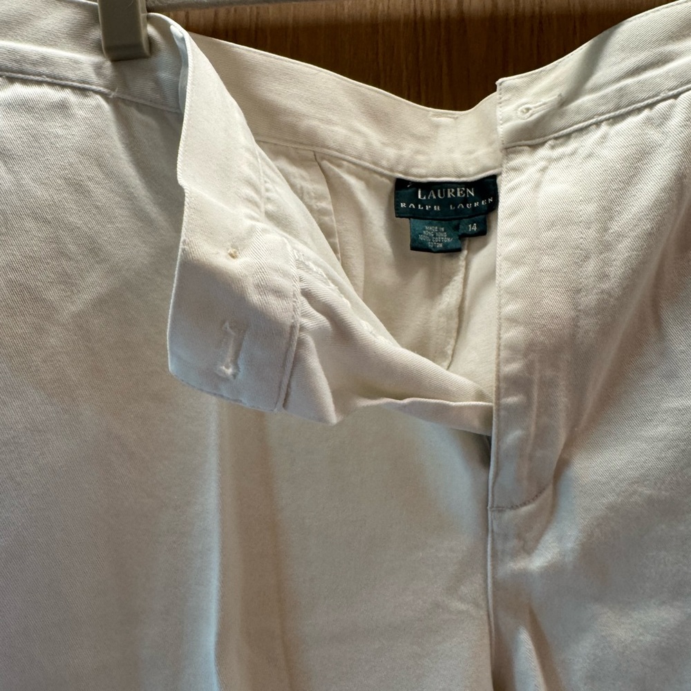 Ralph Lauren cream chinos